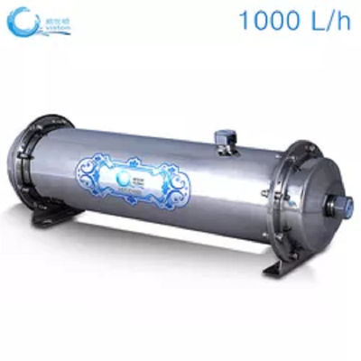سیستم تصفیه آب مدرن کل خانه 304 کارتریج فیلتر آب افقی فولاد ضد زنگ